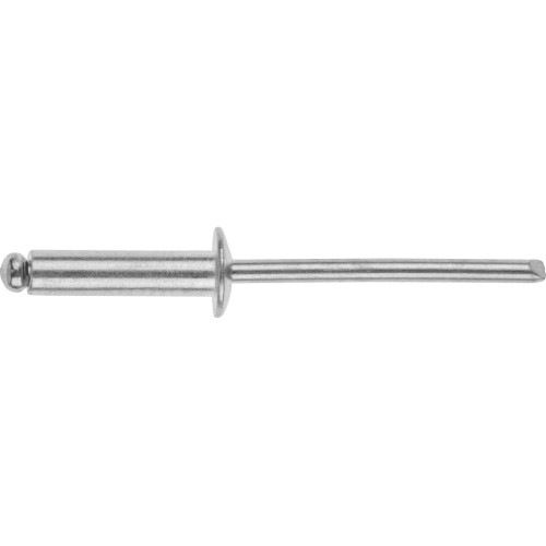 Заклепка вытяжная 4.0х16 мм алюминий/сталь, цинк (10000 шт в коробе) STARFIX