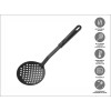 Шумовка, серия Yummy!, черная, PERFECTO LINEA
