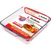 Форма из жаропрочного стекла, 1.5 л, прямоугольная, 240х200х50 мм, PERFECTO LINEA