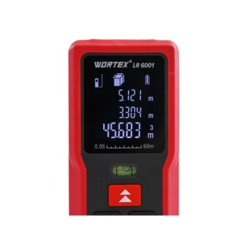 Дальномер лазерный WORTEX LR 6001 в кор., 0.05 - 60 м, +/- 2 мм/м