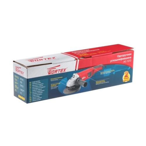 Одноручная углошлифмашина WORTEX AG 1213 1250 Вт, 125 мм