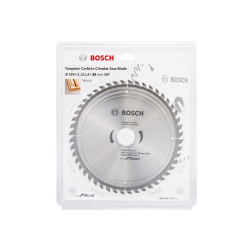 Диск пильный 190х30 мм 48 зуб. по дереву ECO WOOD BOSCH