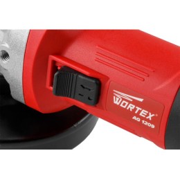 Одноручная углошлифмашина WORTEX AG 1209 в кор. 900 Вт, 125 мм, 11 000 об/мин