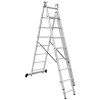 Лестница алюм. 3-х секц. 202/475/215см 3х8 ступ., 9,2кг PRO STARTUL (ST9944-08)