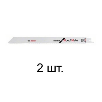 Пилка сабельная по дереву с гвоздями S1122HF (2 шт.) BOSCH