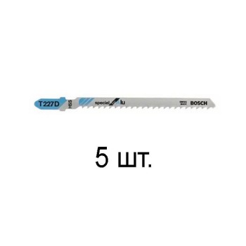 Пилка лобз. по алюминию T227D (5 шт.) BOSCH