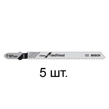Пилка лобз. по дереву/ламинату T101BRF (5 шт.) BOSCH