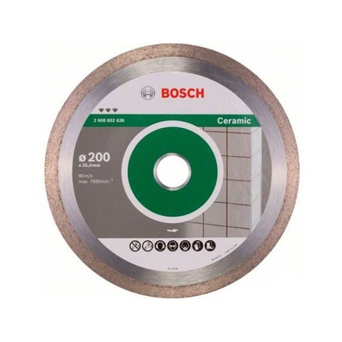Алмазный круг 200х25.4 мм по керамике сплошн. BEST FOR CERAMIC BOSCH