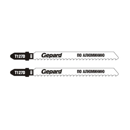 Пилка лобз. по алюминию T127D (2 шт.) GEPARD