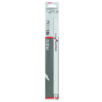 Пилка сабельная по дереву с гвоздями S1222VF (2 шт.) BOSCH