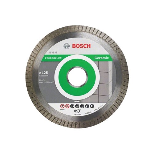 Алмазный круг 125х22 мм по керамике Turbo BEST FOR CERAMIC EXTRA-CLEAN BOSCH