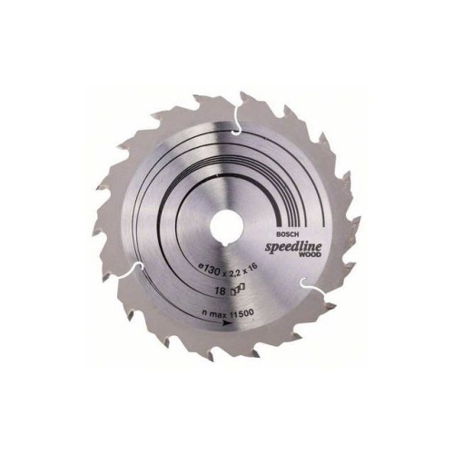Диск пильный 130х16 мм 18 зуб. по дереву SPEEDLINE WOOD BOSCH