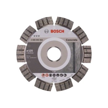 Алмазный круг 125х22 мм по бетону сегмент. Turbo BEST FOR CONCRETE BOSCH