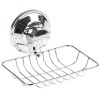 Мыльница настенная на вакуумной присоске, хром. сталь, FIX LOCK, PERFECTO LINEA