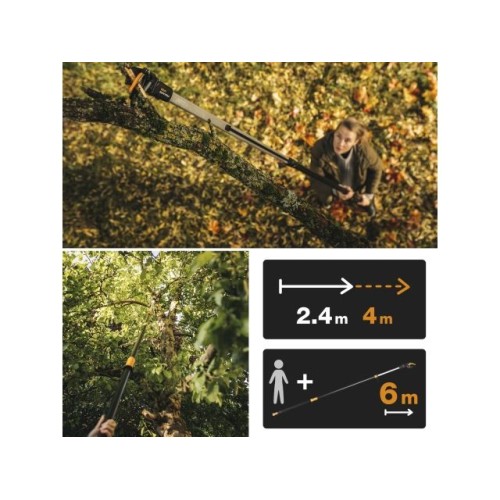 Сучкорез универсальный телескопический UPX86 FISKARS PowerGear