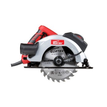 Циркулярная пила WORTEX CS 1613 L 1300 Вт, 160 мм, до 55 мм, лазер