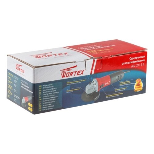 Одноручная углошлифмашина WORTEX AG 1213-3 E 1300 Вт, 125 мм