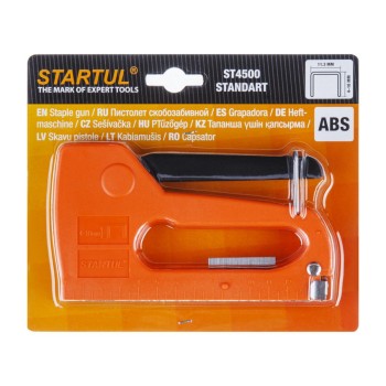 Пистолет скобозабивной пластм. 4-10мм STARTUL STANDART (ST4500)