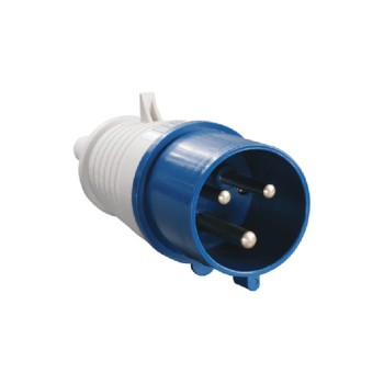 Вилка силовая 32А 220В 3 pin 2P+PE IP44 IEK