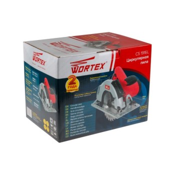 Циркулярная пила WORTEX CS 1916 L в кор. 1600 Вт, 190 мм, до 65 мм, лазер, литье