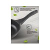 Сковорода литая ф 24х5.5 см, алюм., антиприг. покр., серия Black Induction, PERFECTO LINEA