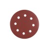 Шлифлист 180мм круг Р80 д/стен и потолков самосцепл. 8 отв. 5 шт. WORTEX