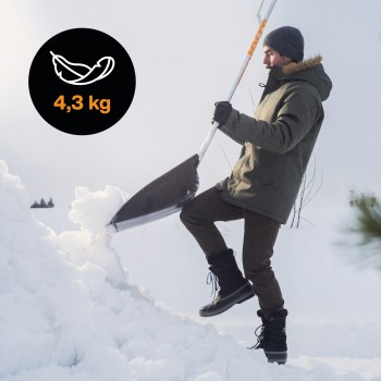 Скрепер-волокуша (движок) для снега FISKARS