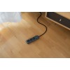Удлинитель 1.5м (3 роз., 3.3кВт, с/з, выкл., ПВС) серебристо-серый Brennenstuhl Eco-Line