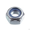 Гайка М10 со стопорным кольцом, цинк, DIN 985 (100 шт в карт. уп.) STARFIX