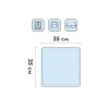 Салфетка из микрофибры 1 шт., 35х35 см, Чистое окно, PERFECTO LINEA