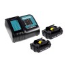 Комплект аккумулятор LXT 18.0 В BL1815N 2 шт. + зарядное устройство DC18SD