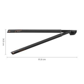 Сучкорез плоскостной L38 FISKARS SingleStep c загнутыми лезвиями большой