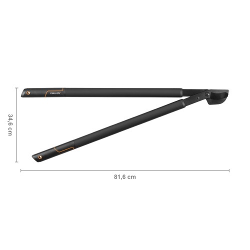 Сучкорез плоскостной L38 FISKARS SingleStep c загнутыми лезвиями большой