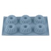 Форма для выпечки, силиконовая, прямоуг. на 6 кексов, 28.5 х 17.5 х 4 см, BLUESTONE, PERFECTO LINEA