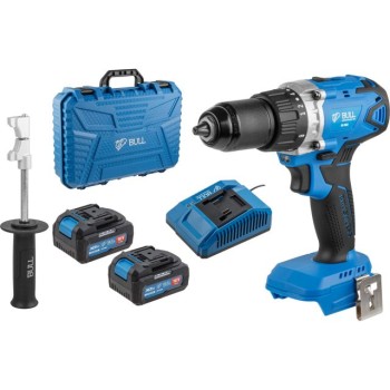 Аккум. дрель-шуруповерт BULL SR 1802 в чем. XLTpro БЕСЩЕТ., 18 В, 80 Н*м, 2*4 А*ч, БЗП 13 мм