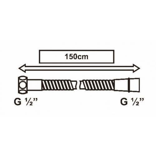 Душевая лейка со шлангом и держателем AVSSS-031 AV Engineering