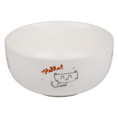 Миска керамическая, 500 мл, Hello Cat,  PERFECTO LINEA