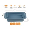 Форма для выпечки, силиконовая, прямоугольная, 25 х 13.5 х 5 см, BLUESTONE, PERFECTO LINEA