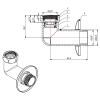 Американка угловая 3/4