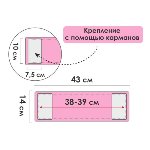 Сменная насадка для швабры из шенилла, малиновая, PERFECTO LINEA
