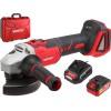 Аккум. углошлифмашина WORTEX CAG 1812 E в чем. ALL1 XLT SET БЕСЩЕТ., 18 В, 125 мм, 8000 об/мин