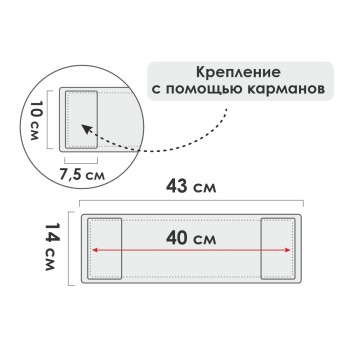 Сменная насадка для швабры из микрофибры, серая, PERFECTO LINEA