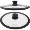 Крышка стеклянная, 260 мм, с силиконовым ободом, круглая, Handy (Хенди), PERFECTO LINEA