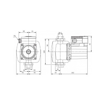 Насос TOP-Z25/6 DM PN6/10  WILO