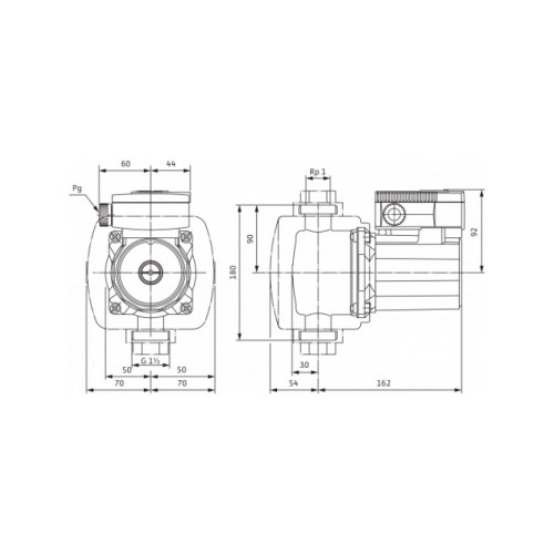 Насос TOP-Z25/6 DM PN6/10  WILO