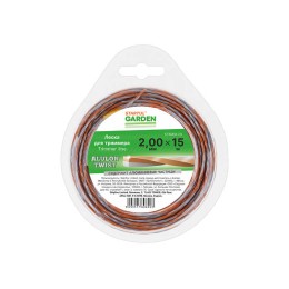 Леска ф 2.0 мм х 15 м витой квадрат сеч. ALULON TWIST STARTUL GARDEN