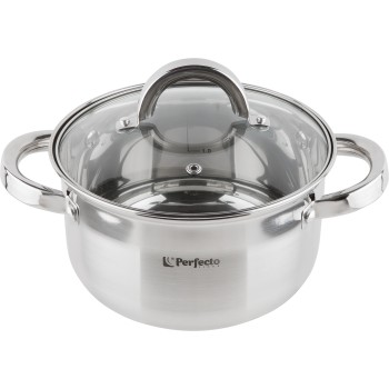 Кастрюля из нерж.стали, 2.4 л, ф 18 x 10.5 см, STARCOOK, PERFECTO LINEA