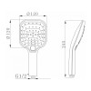 Душевая лейка, 3-функц. AVSSS-032 AV Engineering