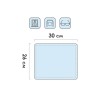 Салфетка из микрофибры Solid (Cолид) 1 шт., 30х26 см, универсальная, PERFECTO LINEA