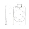 Сиденье для унитаза AV Engineering, COMFORT